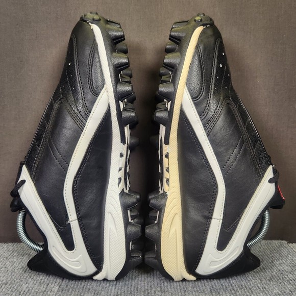Rawlings Endzone Low Mens Size 11 Black White Athletic Low Top Baseball Cleats - Picture 5 of 9